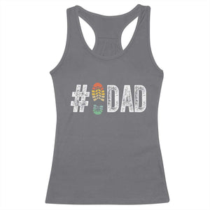 Funny Number Stepdad Bonus Dad Father's Day Racerback Tank Top TS11 Charcoal Print Your Wear