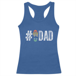 Funny Number Stepdad Bonus Dad Father's Day Racerback Tank Top TS11 Royal Blue Print Your Wear