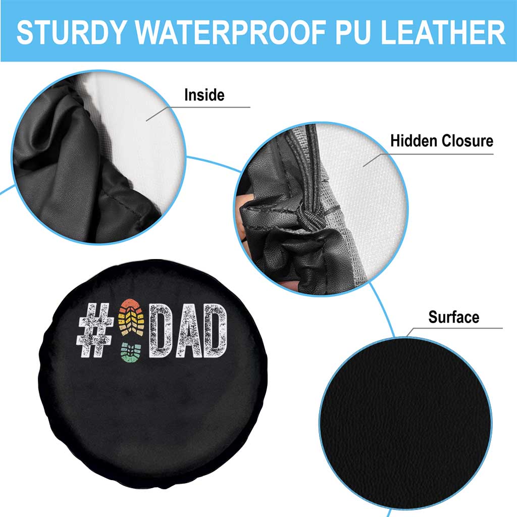 Funny Number Stepdad Bonus Dad Father's Day Spare Tire Cover TS11 Print Your Wear