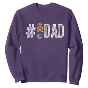 Funny Number Stepdad Bonus Dad Father's Day Sweatshirt TS11 Purple Print Your Wear