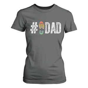 Funny Number Stepdad Bonus Dad Father's Day T Shirt For Women TS11 Dark Heather Print Your Wear