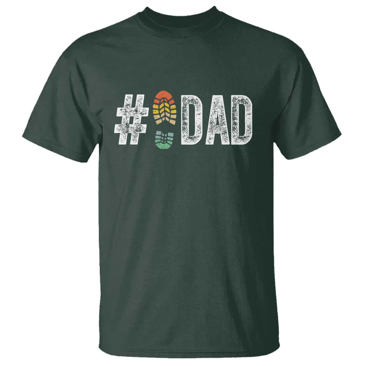 Funny Number Stepdad Bonus Dad Father's Day T Shirt TS11 Dark Forest Green Print Your Wear