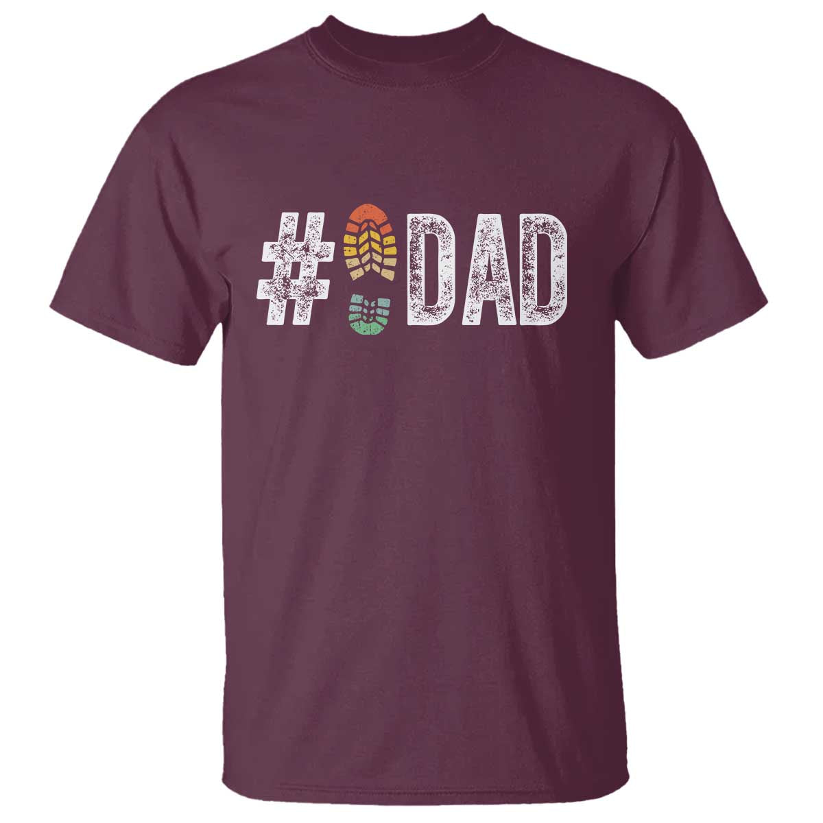Funny Number Stepdad Bonus Dad Father's Day T Shirt TS11 Maroon Print Your Wear