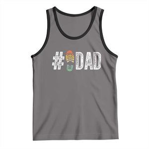 Funny Number Stepdad Bonus Dad Father's Day Tank Top TS11 Deep Heather Black Print Your Wear