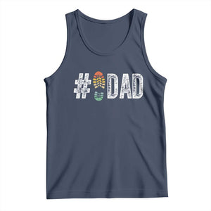 Funny Number Stepdad Bonus Dad Father's Day Tank Top TS11 Navy Print Your Wear