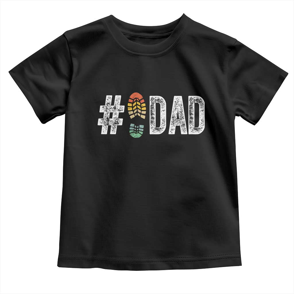 Funny Number Stepdad Bonus Dad Father's Day Toddler T Shirt TS11 Black Print Your Wear