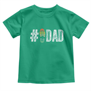 Funny Number Stepdad Bonus Dad Father's Day Toddler T Shirt TS11 Irish Green Print Your Wear