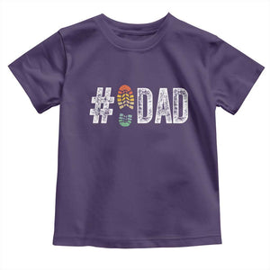 Funny Number Stepdad Bonus Dad Father's Day Toddler T Shirt TS11 Purple Print Your Wear