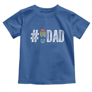 Funny Number Stepdad Bonus Dad Father's Day Toddler T Shirt TS11 Royal Blue Print Your Wear