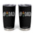 Funny Number Stepdad Bonus Dad Father's Day Tumbler Cup TS11 Black Print Your Wear