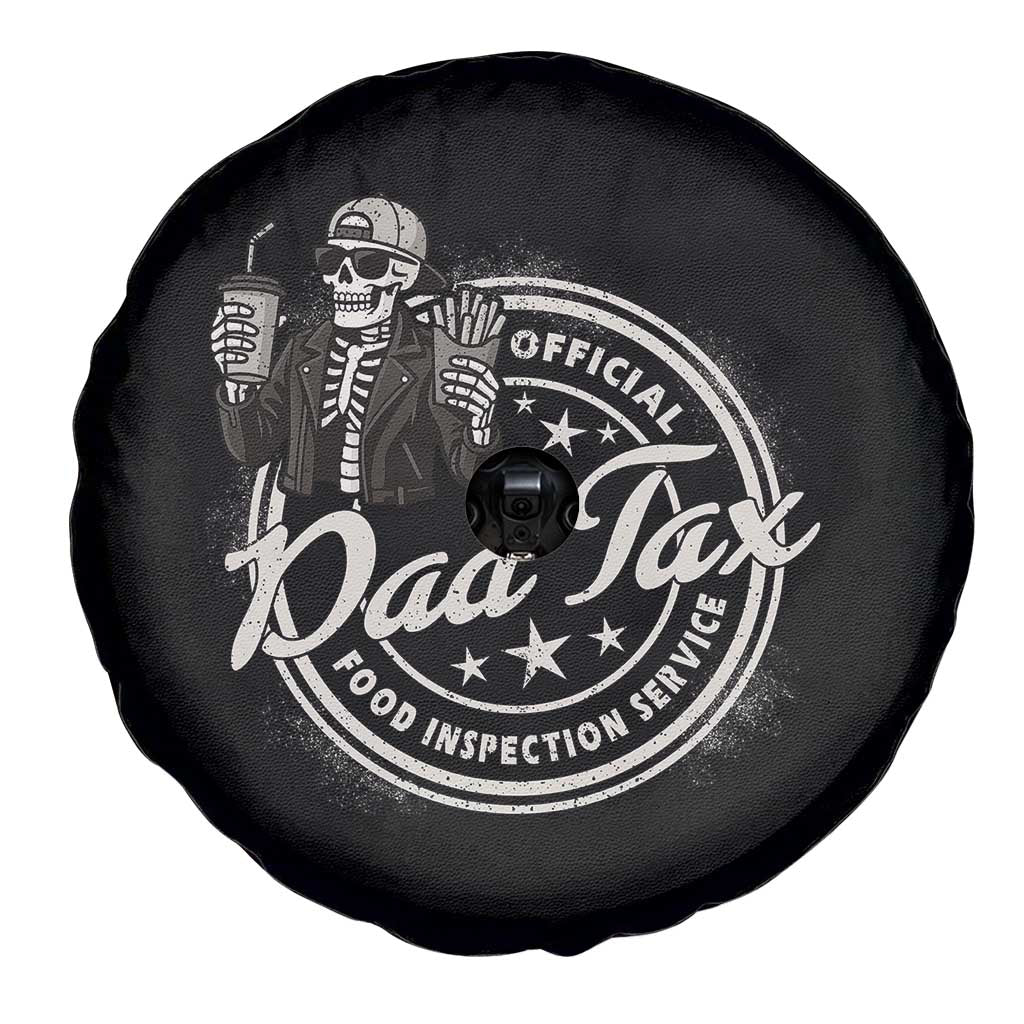 Funny Official Dad Tax Food Inspection Service Spare Tire Cover Skeleton Fathers Day TS11 Print Your Wear