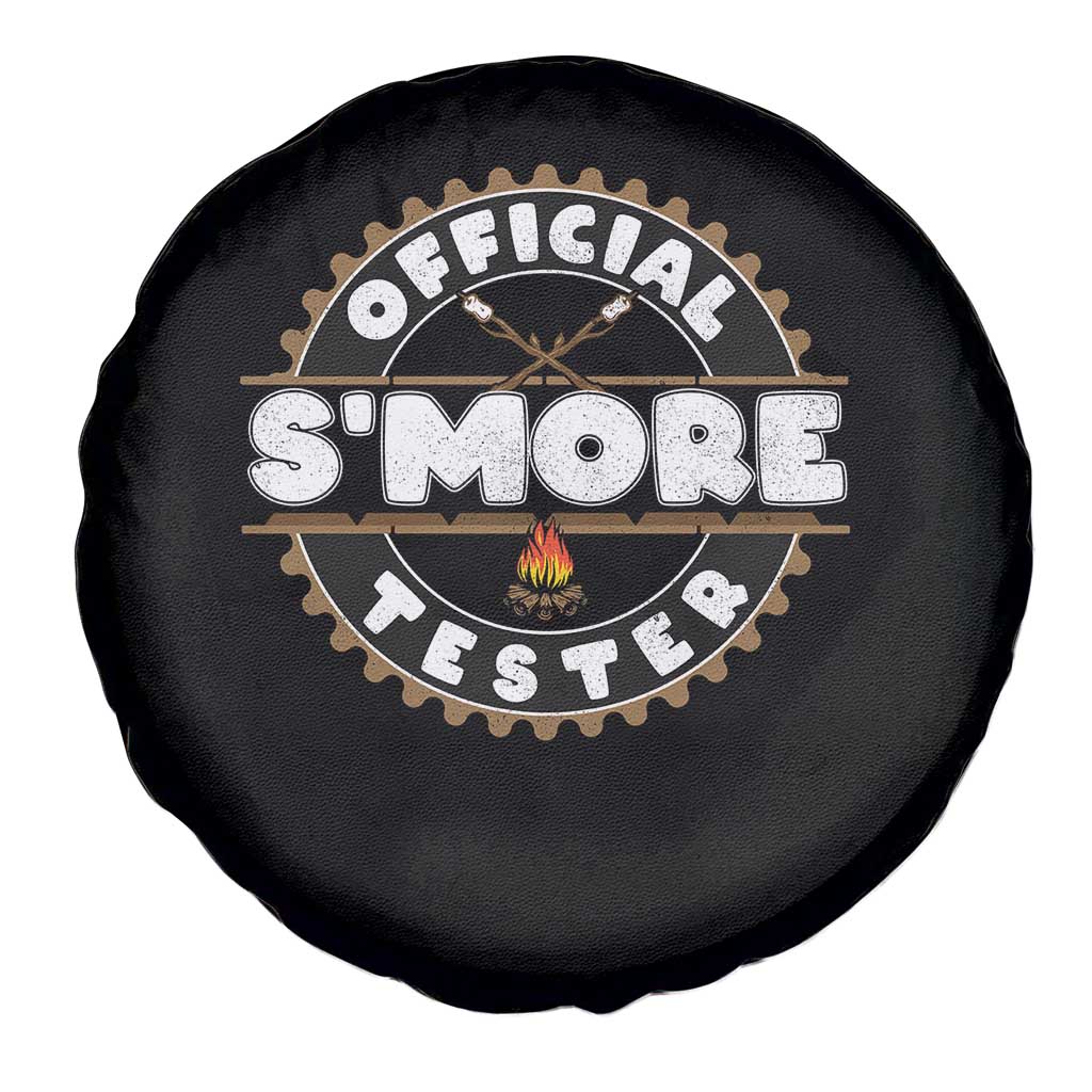 Funny Official Smores Tester Spare Tire Cover Camping Chocolate Marshmallow TS11 Print Your Wear