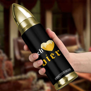 Funny Oktoberfest Bullet Tumbler Ich Liebe Bier Heart German Beer Foam TS11 Print Your Wear
