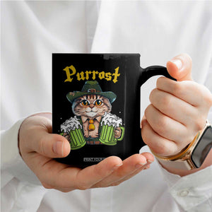 Funny Oktoberfest Cat Coffee Mug Purrost Kitty Drinking Beer Lederhosen Pet Lovers TS11 Print Your Wear