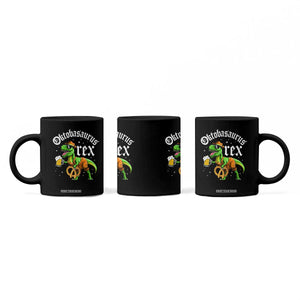 Funny Oktoberfest Dinosaur Coffee Mug Oktobasaurus Rex Lederhosen Bavarian Beer TS11 Print Your Wear
