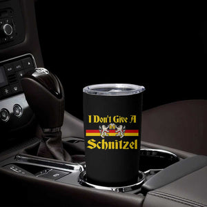Funny Oktoberfest Tumbler Cup I Don't Give a Schnitzel German Lion Beer TS11 Print Your Wear