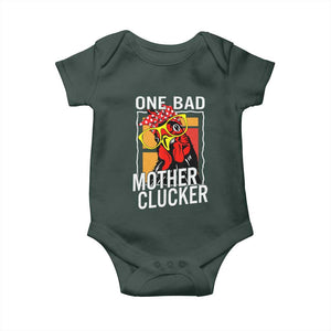 Funny One Bad Mother Clucker Baby Onesie Chicken Hen Mother's Day TS11 Print Your Wear
