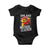 Funny One Bad Mother Clucker Baby Onesie Chicken Hen Mother's Day TS11 Black Print Your Wear