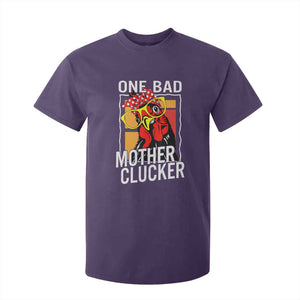 Funny One Bad Mother Clucker T Shirt For Kid Chicken Hen Mother's Day TS11 Purple Print Your Wear