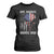 Funny One Badass Bonus Dad T Shirt For Women Step Dad Fathers Day 4th Of July American Flag Skull TS11 Black Print Your Wear