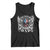 Funny One Badass Bonus Stepdad Tank Top Bonus Dad Fathers Day American Flag Skull TS11 Black Print Your Wear