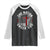 Funny One Nation Under God ESTD 1776 Raglan Shirt 4th Of July Patriotic Christian TS11 Black White Print Your Wear