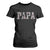 Funny Papa Hunting T Shirt For Women Deer Hunter Father's Day Camouflage Flag TS11 Black Print Your Wear