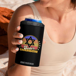 Funny Passover 4 in 1 Can Cooler Tumbler Seder Coordinator Jewish Passover Leader TS02 Print Your Wear