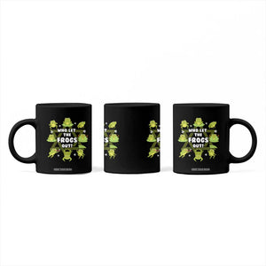 Funny Passover Coffee Mug Who Let the Frogs Out Jewish Seder Fami TS02 Print Your Wear