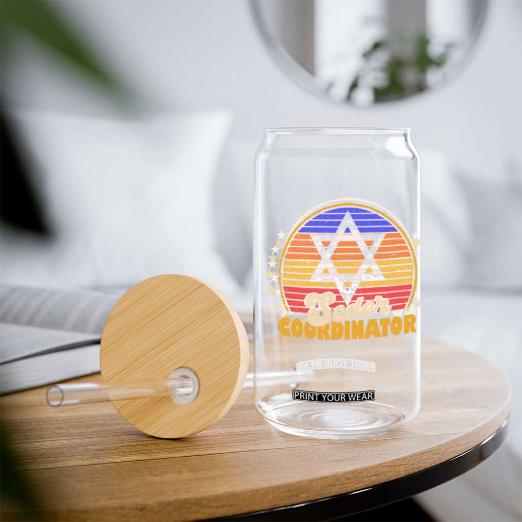 Funny Passover Glass Can Seder Coordinator Jewish Passover Leader TS02 Print Your Wear