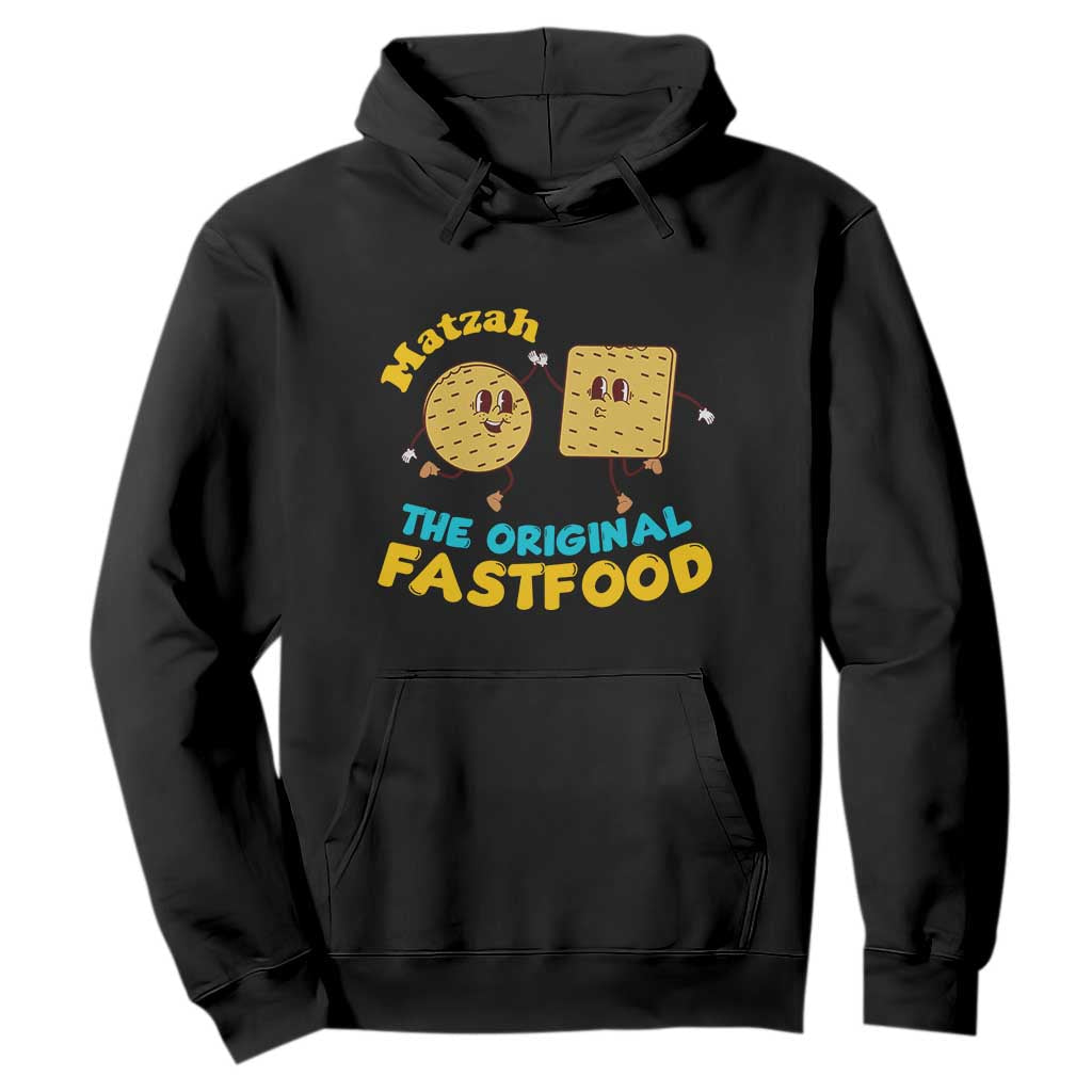 Funny Passover Matzah Hoodie The Original Fast Food Seder Jewish TS02 Black Print Your Wear