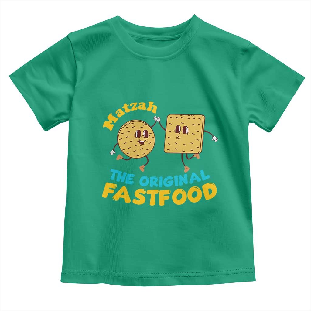 Funny Passover Matzah Toddler T Shirt The Original Fast Food Seder Jewish TS02 Irish Green Print Your Wear
