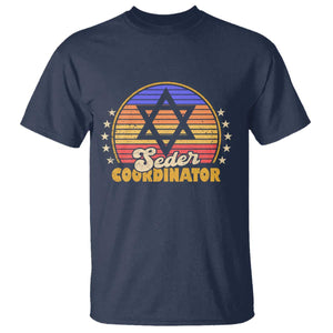 Funny Passover T Shirt Seder Coordinator Jewish Passover Leader TS02 Navy Print Your Wear