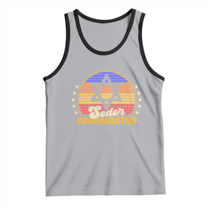 Funny Passover Tank Top Seder Coordinator Jewish Passover Leader TS02 Athletic Heather Black Print Your Wear