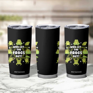 Funny Passover Tumbler Cup Who Let the Frogs Out Jewish Seder Fami TS02 Print Your Wear