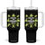 Funny Passover Tumbler With Handle Who Let the Frogs Out Jewish Seder Fami TS02 One Size: 40 oz Black Print Your Wear