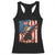 Funny Patriotic Dabbing American Flag Bald Eagle 4th Of July Racerback Tank Top TS11 Black Print Your Wear
