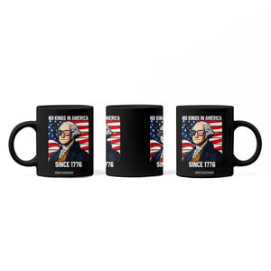 Funny Patriotic Founding Father Coffee Mug No Kings in America Since 1776 4th of July TS02 Print Your Wear