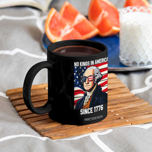 Funny Patriotic Founding Father Coffee Mug No Kings in America Since 1776 4th of July TS02 Print Your Wear