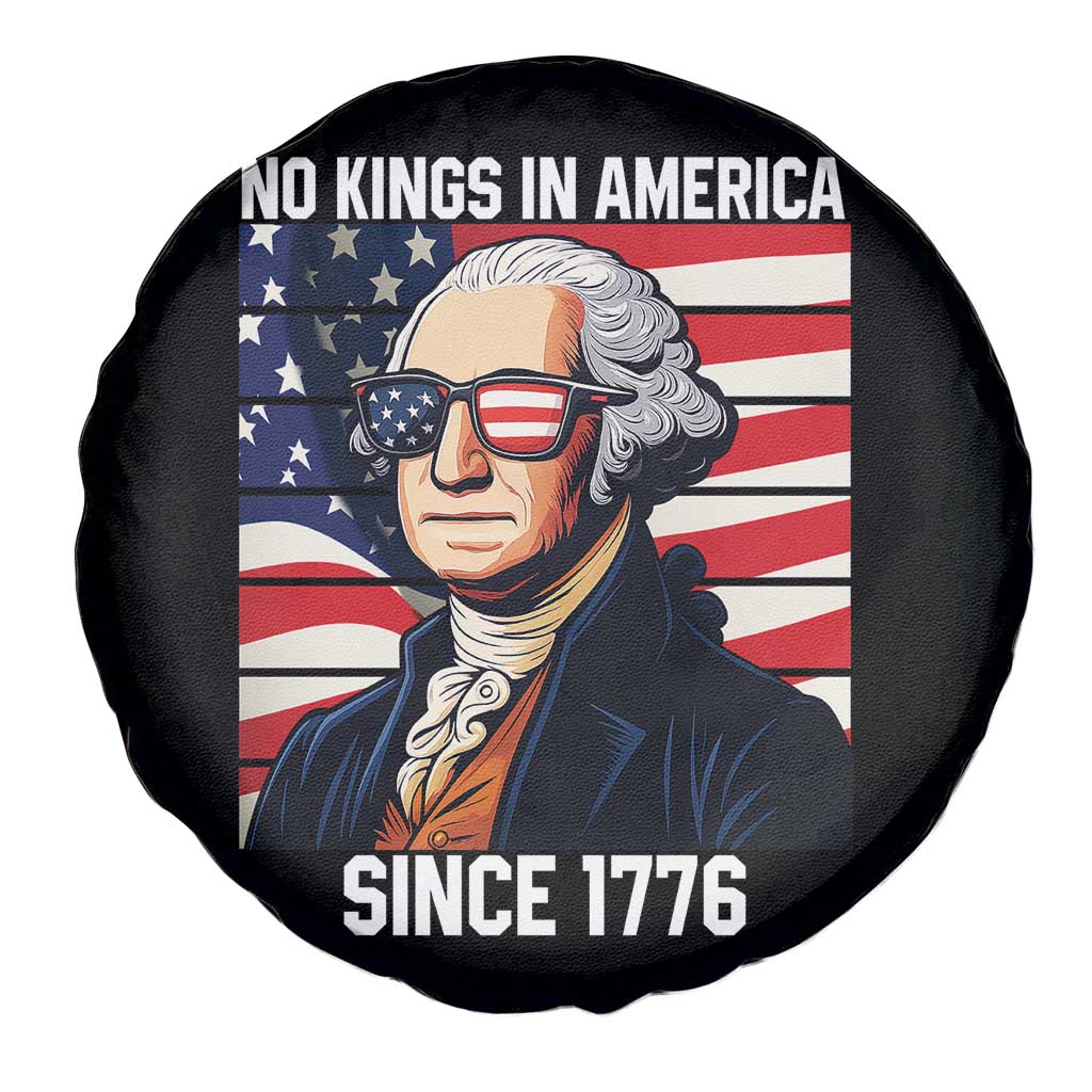 Funny Patriotic Founding Father Spare Tire Cover No Kings in America Since 1776 4th of July TS02 Print Your Wear