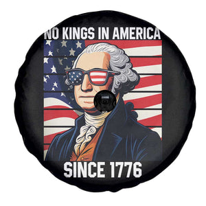 Funny Patriotic Founding Father Spare Tire Cover No Kings in America Since 1776 4th of July TS02 Print Your Wear
