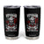Funny Patriotic Military Veteran Tumbler Cup I Have Two Titles Veteran And Grumpy US Military Pride TS02 Black Print Your Wear