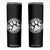 Funny Pawdre The Dog Father Skinny Tumbler Fur Dad Fathers Day Distressed Paw Prints TS11 Black Print Your Wear
