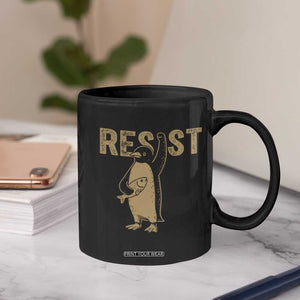 Funny Penguin Resist Coffee Mug Against Tariffs Activism Vintage TS02 Print Your Wear