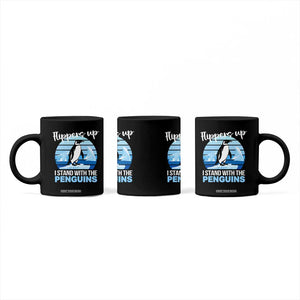 Funny Penguin Resist Coffee Mug Flippers Up I Stand With The Penguins TS02 Print Your Wear
