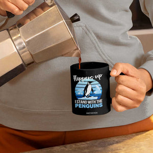 Funny Penguin Resist Coffee Mug Flippers Up I Stand With The Penguins TS02 Print Your Wear