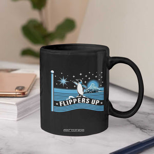 Funny Penguin Resist Coffee Mug Heard Island Flippers Up I Stand With Penguins TS02 Print Your Wear