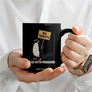 Funny Penguin Resist Coffee Mug No Tariffs I Stand With Penguins TS02 Print Your Wear