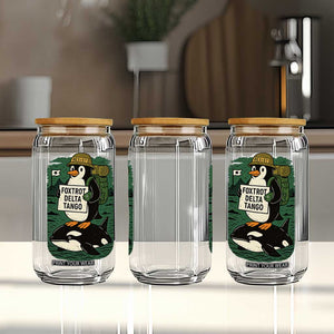 Funny Penguin Resist Glass Can No Tarriffs Activism Graphic TS02 Print Your Wear