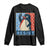 Funny Penguin Resist Graphic Long Sleeve Shirt Resist Protest Against Tariffs TS02 Black Print Your Wear